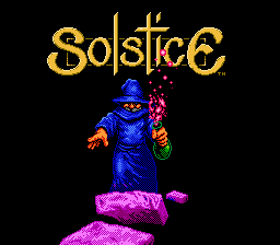 Solstice: The Quest for the Staff of Demnos title screenshot